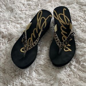 Guess Wedge Flip Flop